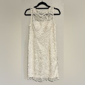 Beautiful lace white bridal dress